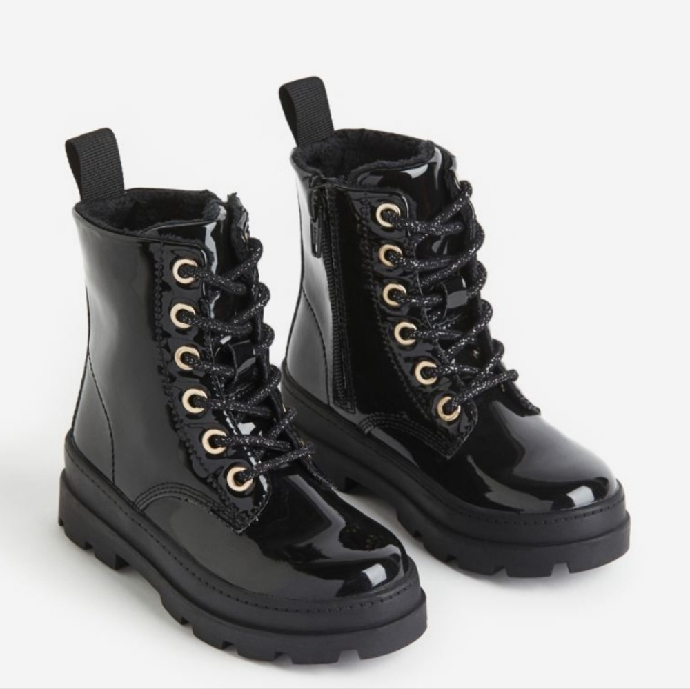 H&M Black Kids Boots